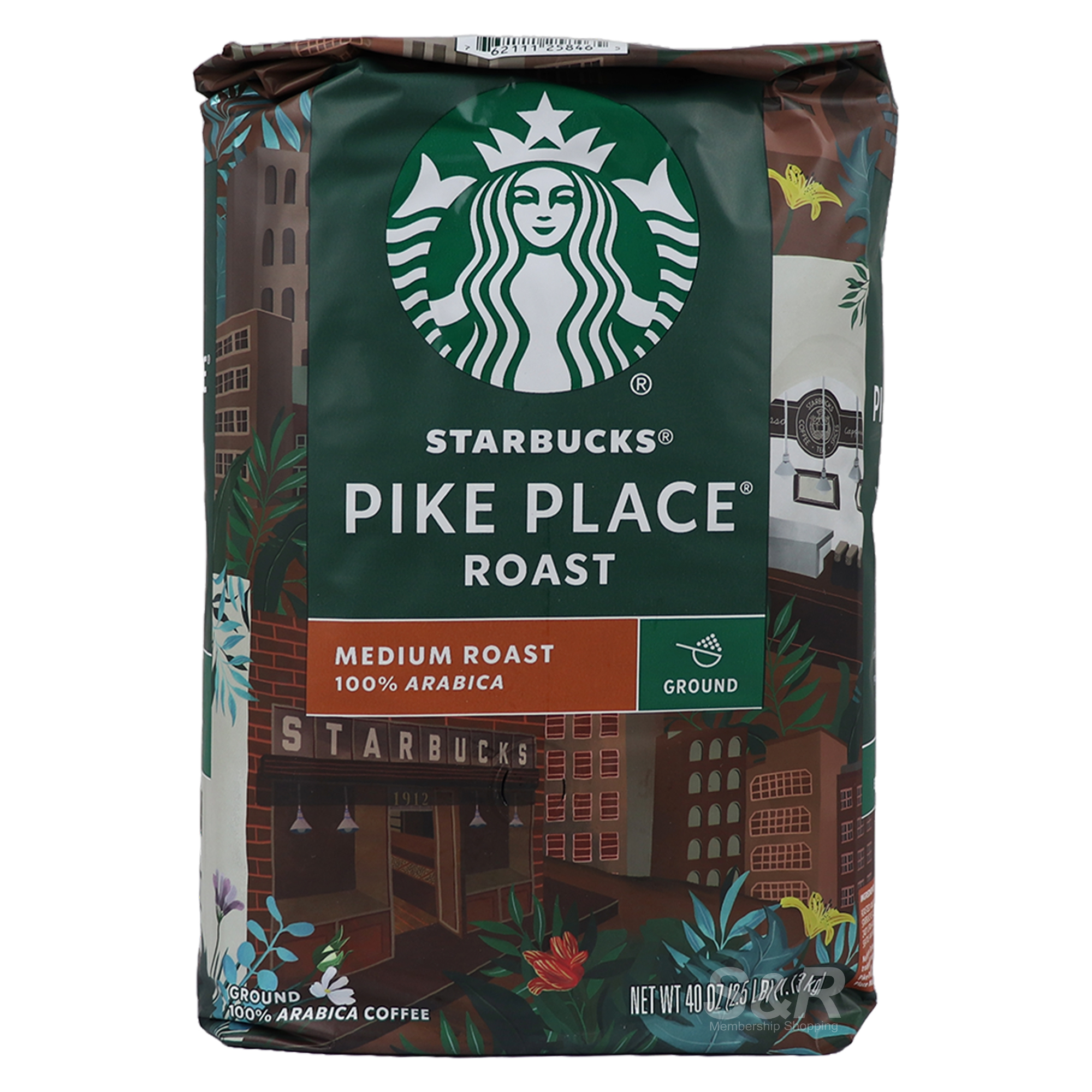 Starbucks Pike Place Medium Roast Ground Coffee 1.13kg